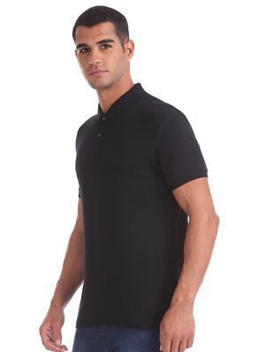 black solid casual shirt - 17632287 - Standard Image - 2