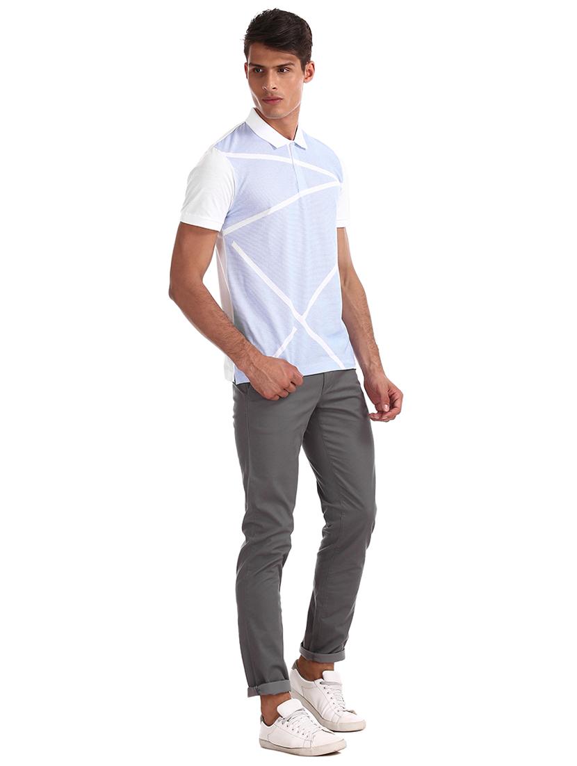 black solid polo t-shirt - 17632293 - Zoom Image - 3