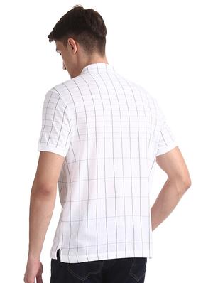 white checkered t-shirt - 17632296 - Standard Image - 3