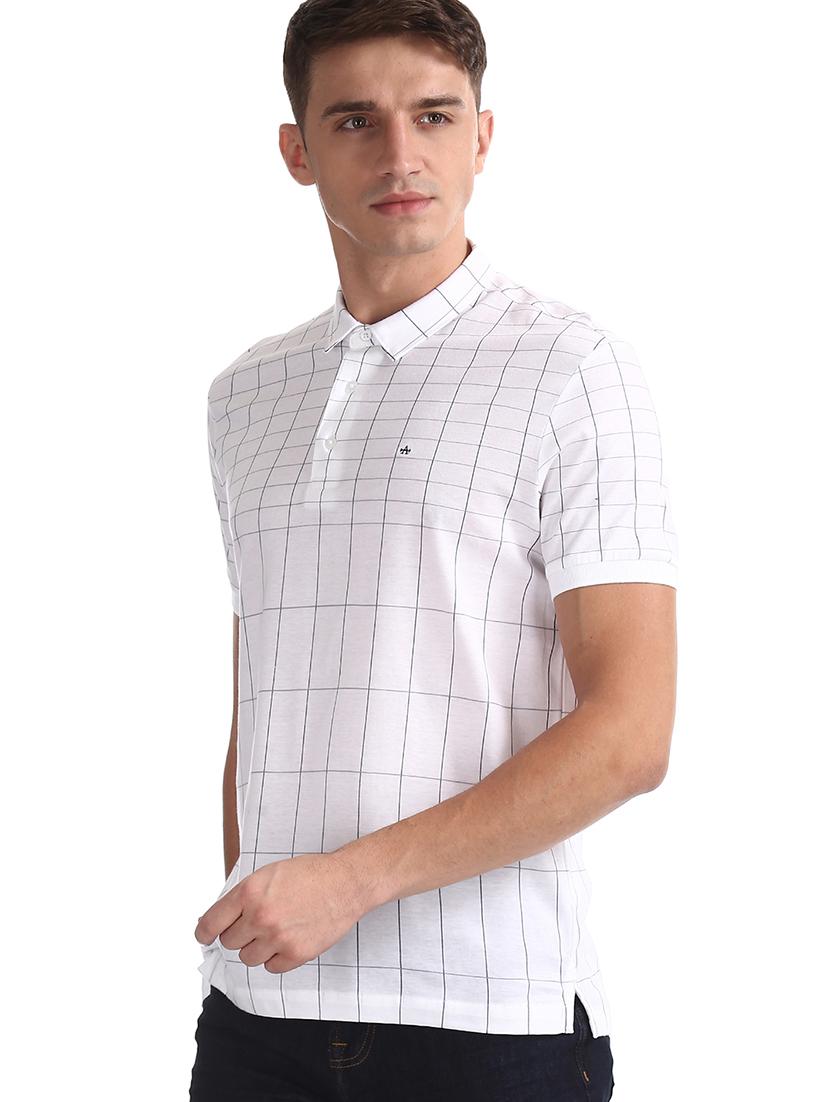 white checkered t-shirt - 17632296 - Zoom Image - 2