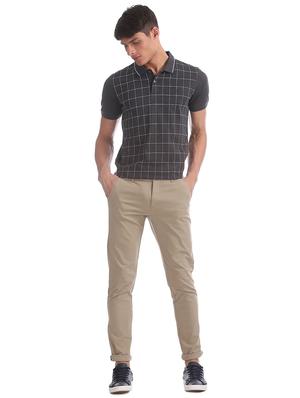 grey checkered t-shirt - 17632301 - Standard Image - 4