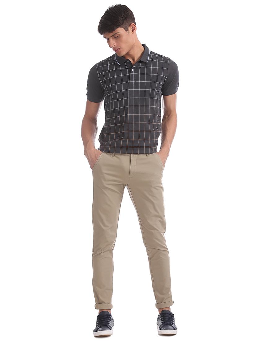 grey checkered t-shirt - 17632301 - Zoom Image - 4