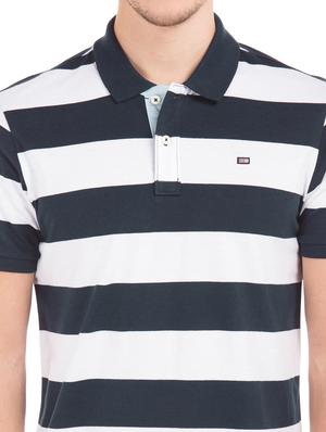 blue striped polo t-shirt - 17632374 - Standard Image - 5
