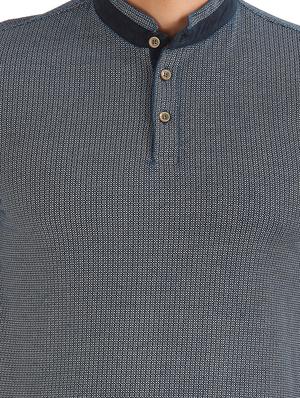 navy blue printed polo t-shirt - 17632430 - Standard Image - 5