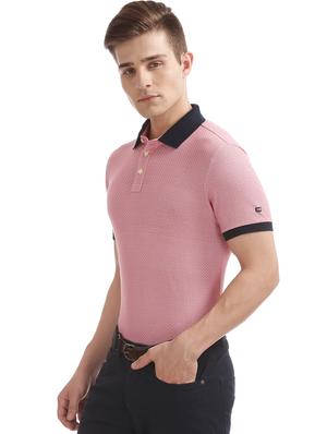 red printed polo t-shirt - 17632437 - Standard Image - 2