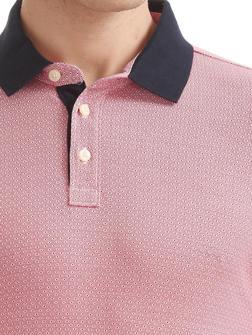 red printed polo t-shirt - 17632437 - Zoom Image - 5