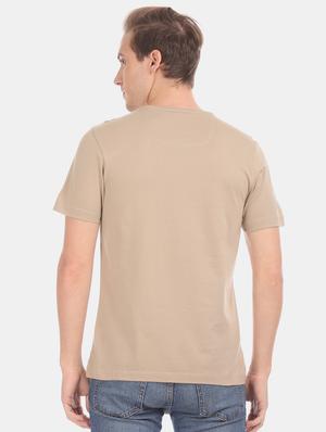 beige printed t-shirt - 17632466 - Standard Image - 3