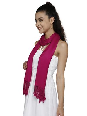 pink viscose stole - 17632576 - Standard Image - 2