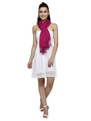 pink viscose stole - 17632576 - Standard Image - 4
