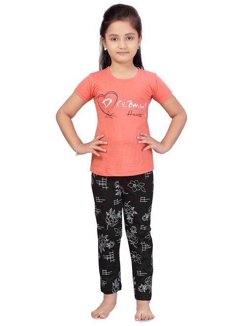 orange nightwear pajama set - 17632623 - Standard Image - 1
