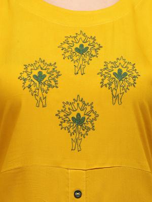 embroidered straight kurta - 17632671 - Standard Image - 4