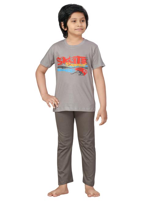 grey nightwear capri set - 17632706 - Very Small Image - 1