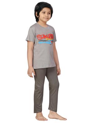 grey nightwear capri set - 17632706 - Standard Image - 2