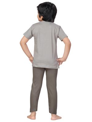 grey nightwear capri set - 17632706 - Standard Image - 3