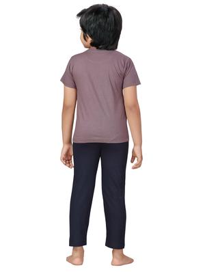 purple nightwear capri set - 17632707 - Standard Image - 3