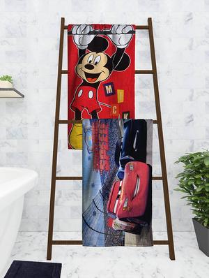 athom trendz disney kids bath towel 60x120 cm pack of 2 - 17632833 - Standard Image - 4