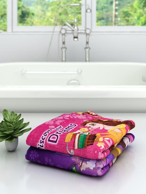 athom trendz disney kids bath towel 60x120 cm pack of 2 - 17632838 - Standard Image - 1