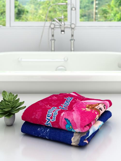 athom trendz disney kids bath towel 60x120 cm pack of 2 - 17632840 - Standard Image - 1