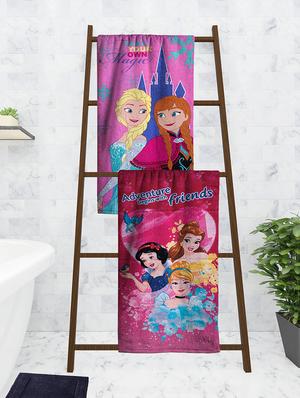 athom trendz disney kids bath towel 60x120 cm pack of 2 - 17632843 - Standard Image - 2