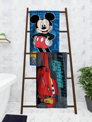 athom trendz disney kids bath towel 60x120 cm pack of 2 - 17632850 - Standard Image - 2