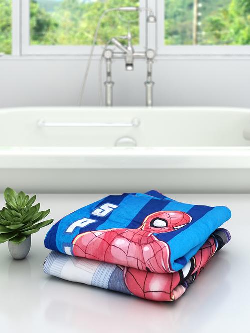 athom trendz marvel kids bath towel 60x120 cm pack of 2 - 17632861 - Standard Image - 1