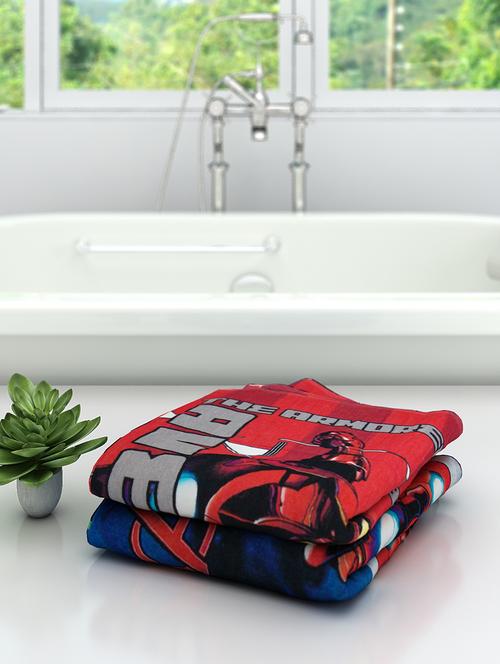 athom trendz marvel kids bath towel 60x120 cm pack of 2 - 17632874 - Standard Image - 1