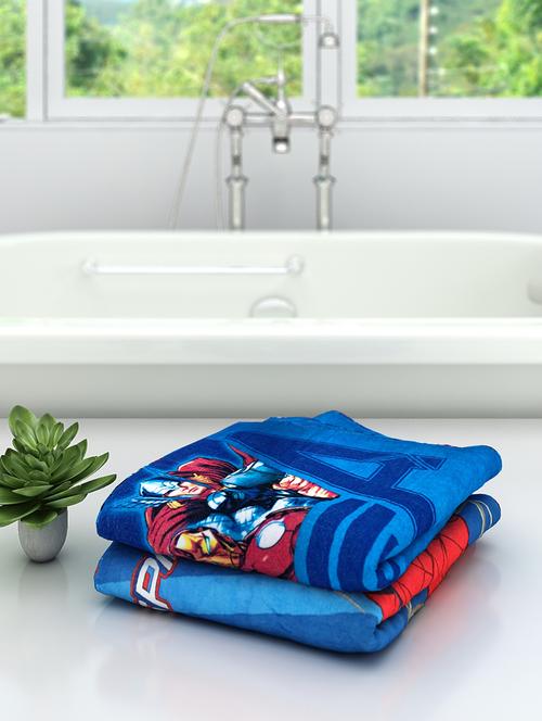 athom trendz marvel kids bath towel 60x120 cm pack of 2 - 17632893 - Standard Image - 1