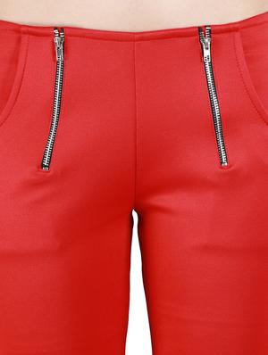 red poly spandex jeggings - 17632901 - Standard Image - 5