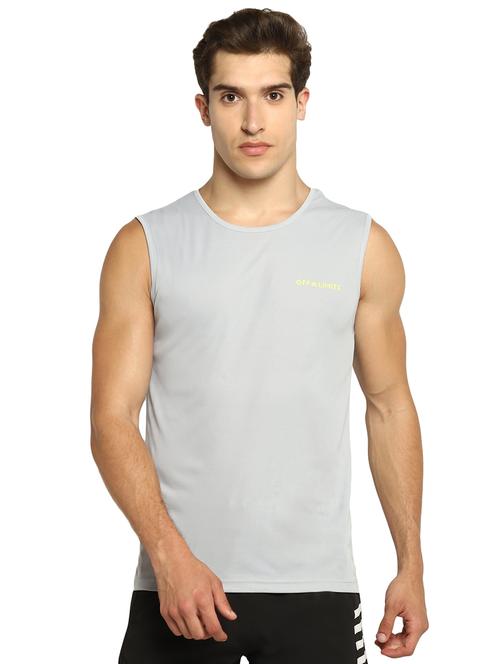 grey solid t-shirt - 17632906 - Standard Image - 1