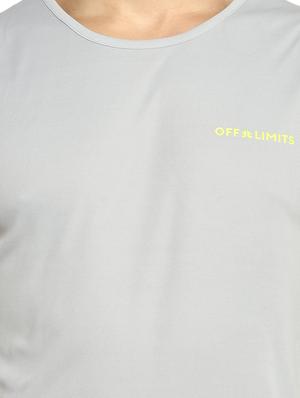 grey solid t-shirt - 17632906 - Standard Image - 5