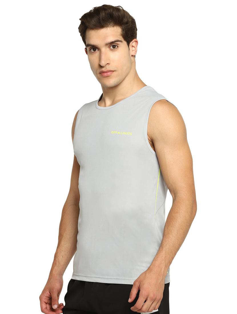 grey solid t-shirt - 17632906 - Zoom Image - 2