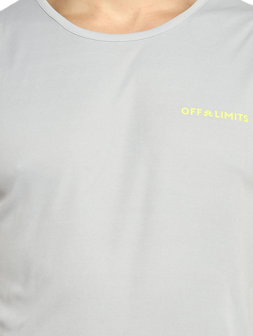 grey solid t-shirt - 17632906 - Zoom Image - 5