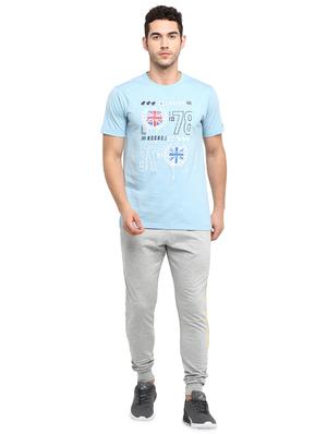 blue printed t-shirt - 17632907 - Standard Image - 4