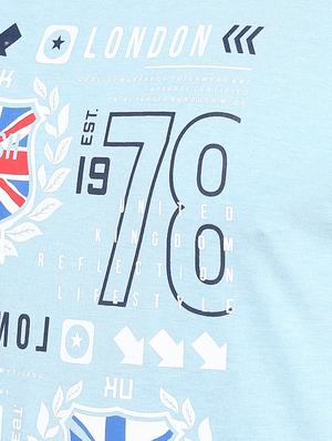 blue printed t-shirt - 17632907 - Standard Image - 6