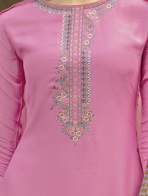 embroidered unstitched suit - 17632949 - Standard Image - 2