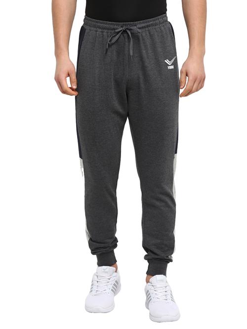 grey side taped joggers - 17632963 - Standard Image - 1