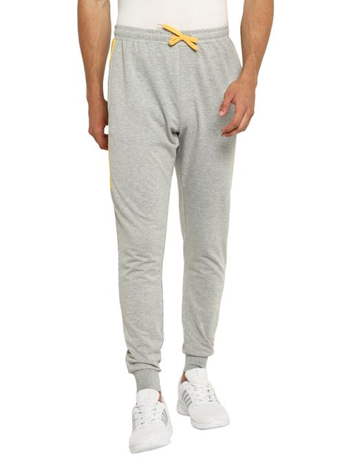 grey side ta[ped joggers - 17632964 - Standard Image - 1