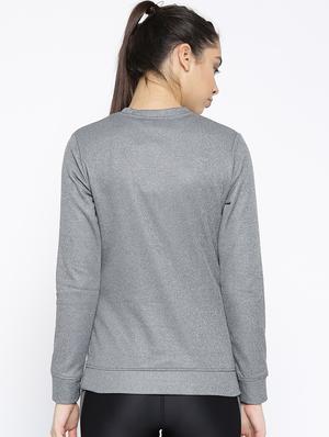 crew neck melange sweatshirt - 17633013 - Standard Image - 3