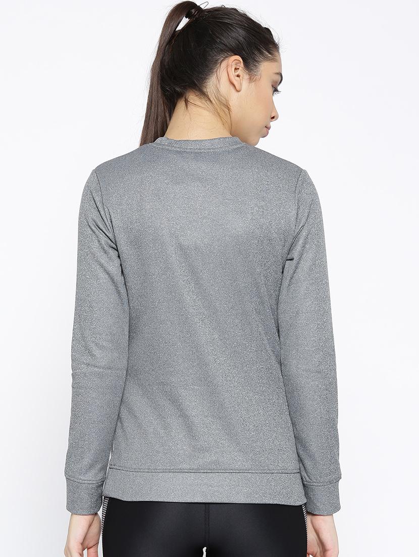 crew neck melange sweatshirt - 17633013 - Zoom Image - 3