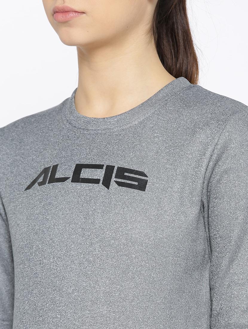 crew neck melange sweatshirt - 17633013 - Zoom Image - 4