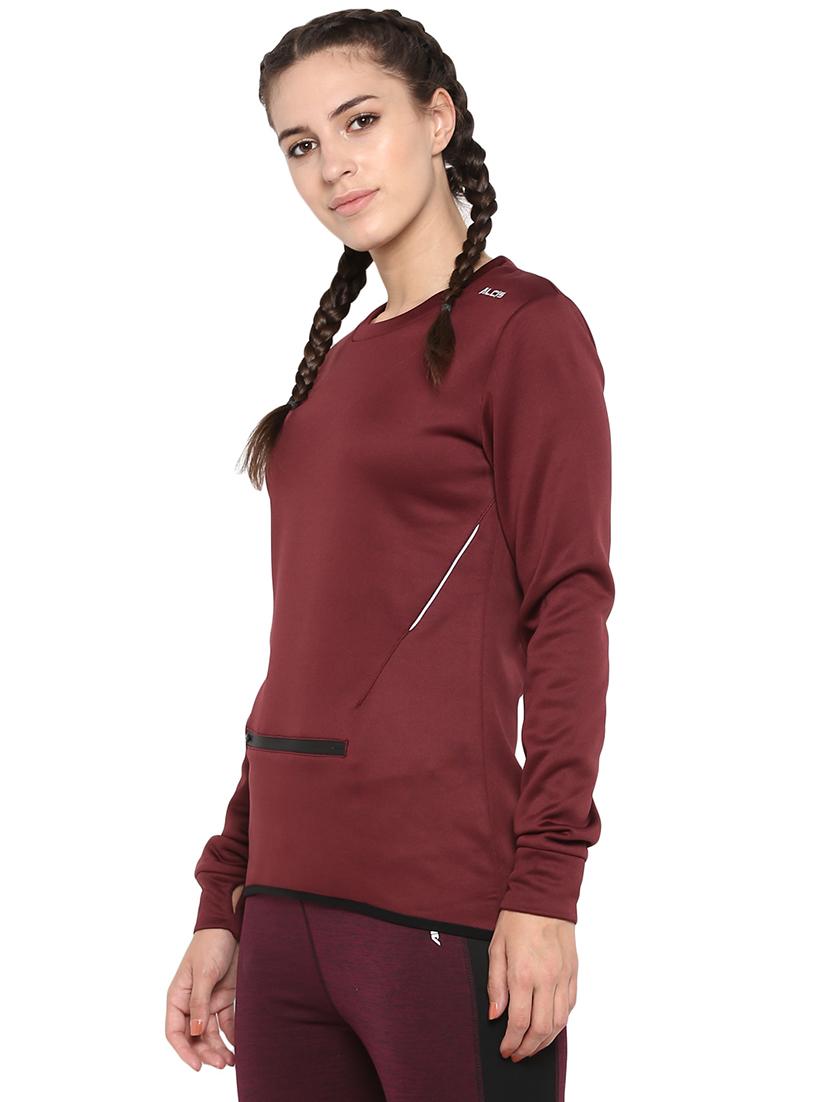 round neck sports sweatshirt - 17633014 - Zoom Image - 2
