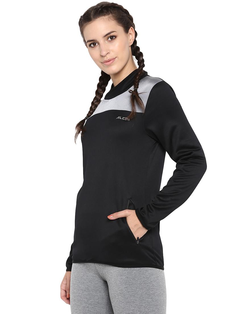 color block sports sweatshirt - 17633015 - Zoom Image - 2