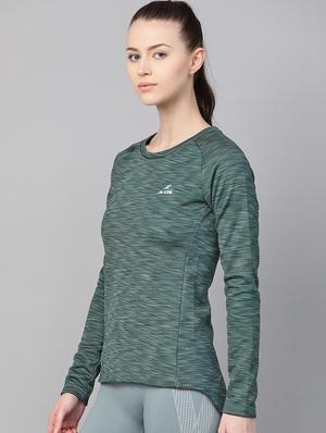 round neck melange sweatshirt - 17633016 - Standard Image - 2