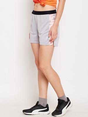 grey polyester sports shorts - 17633026 - Standard Image - 2