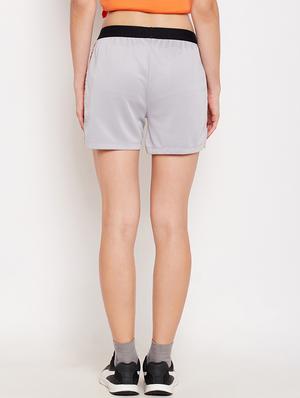 grey polyester sports shorts - 17633026 - Standard Image - 3