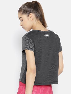 grey solid straight tee - 17633061 - Standard Image - 3