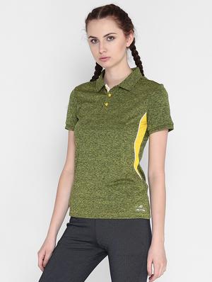 polo neck melange tee - 17633067 - Standard Image - 2