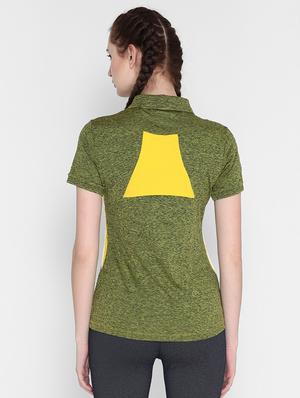 polo neck melange tee - 17633067 - Standard Image - 3