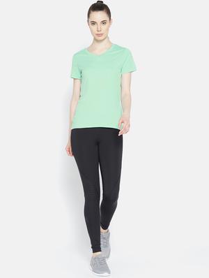 v neck solid tee - 17633070 - Standard Image - 4