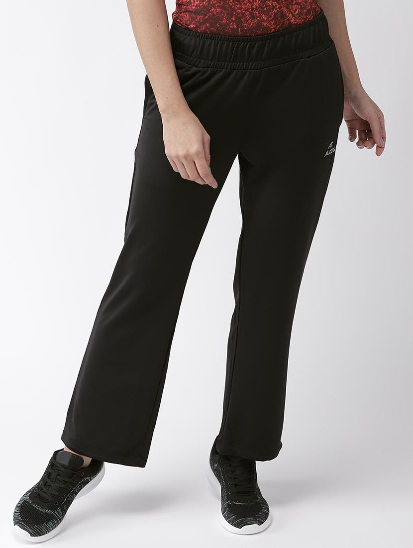 mid rise solid track pants - 17633085 - Zoom Image - 1